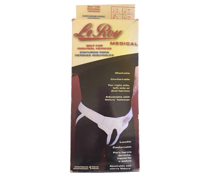 CINTURON PARA HERNIAS INGUINALES (LEROY) T: L 1 PZA