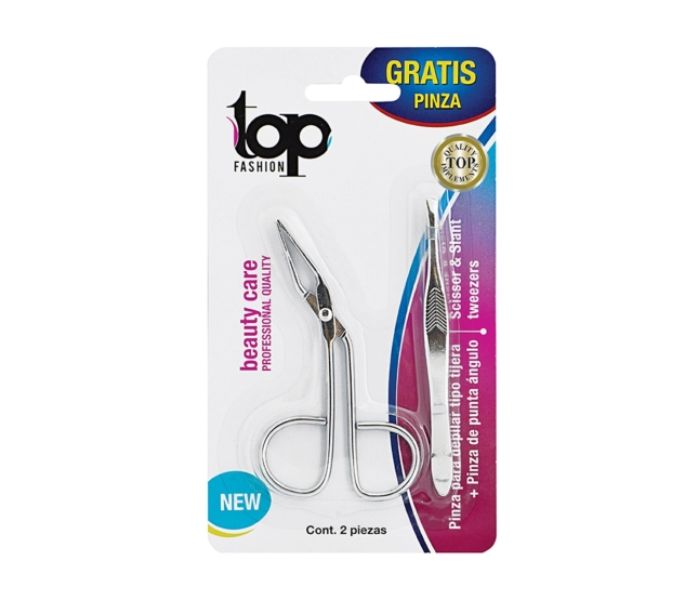 PINZA TIPO TIJERA + PINZA RECTA FASHION 2 PIEZAS