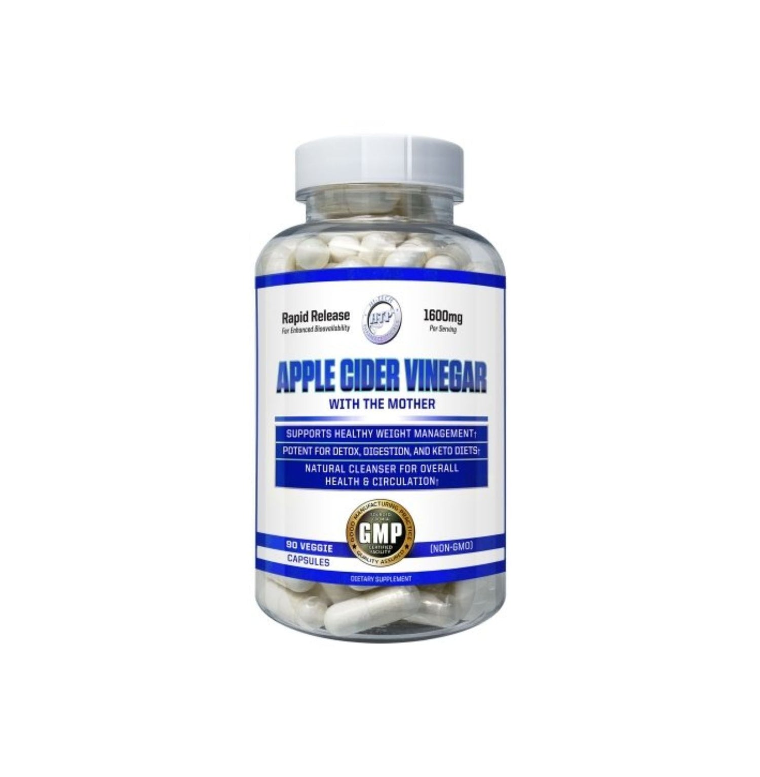 VINAGRE SIDRA DE MANZANA 1600 MG 90 CAPS