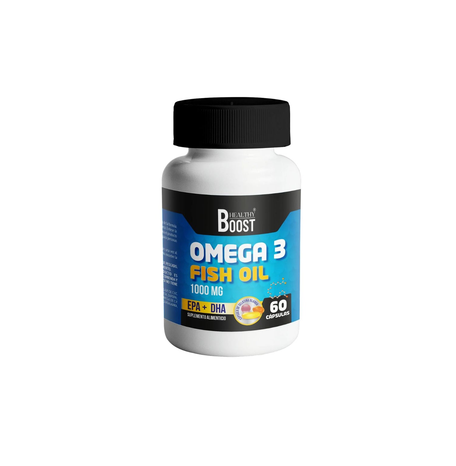 OMEGA 3 ACEITE DE PESCADO (Healthy Boost) 1000 MG 60 CAPS