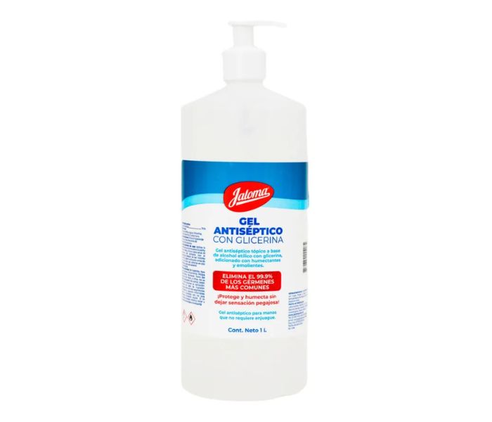 GEL ANTISEPTICO C/GLICERINA 1L JALOMA
