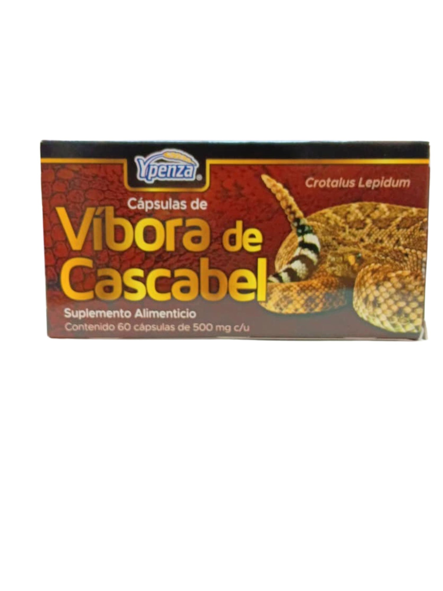 RATTLESNAKE (YPENZA) 500 MG 60 CAPSULES
