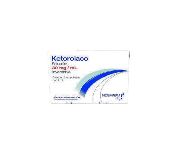 KETOROLAC 30MG BOX W/3 1ML AMPOULES