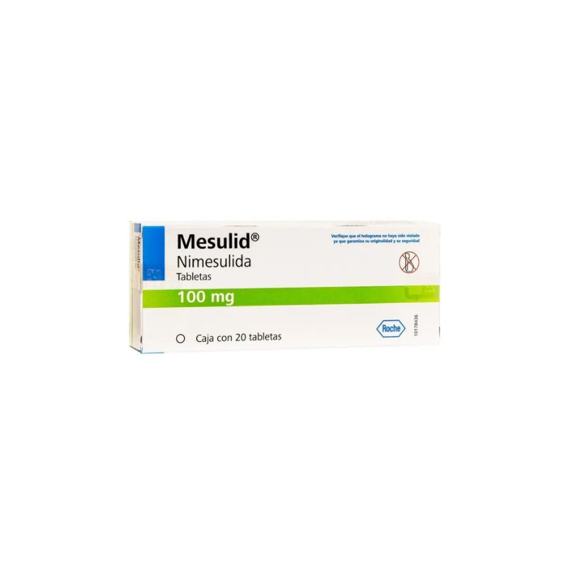 MESULID (nimesulide) 20 TABS 100MG