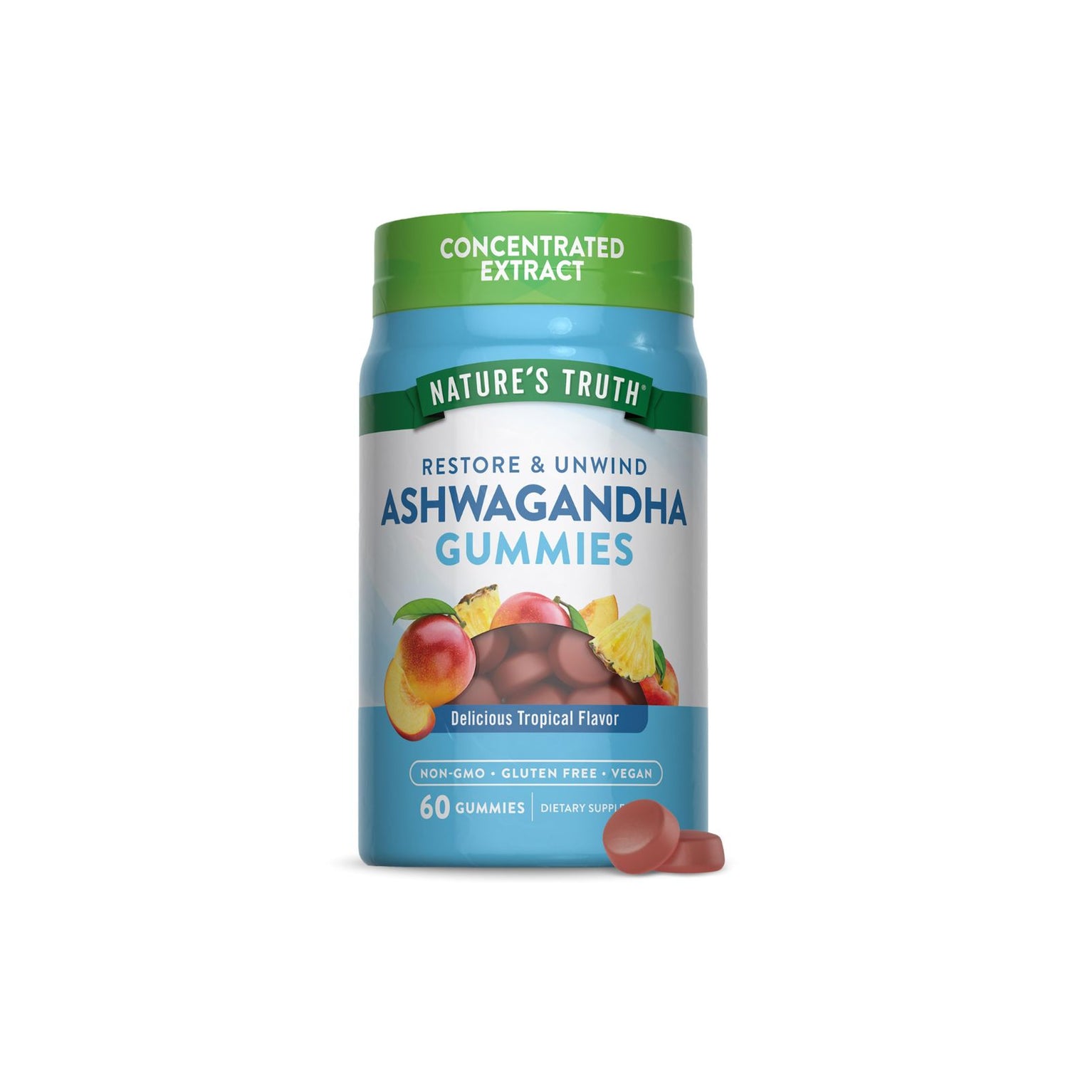 ASHWAGANDHA (Nature's Truth) 60 GUMMIES