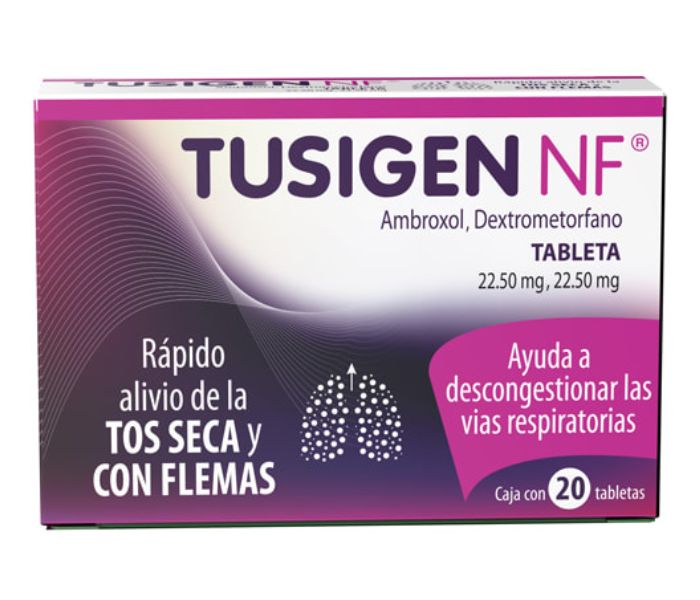 TUSIGEN NF 22.5/22.5 MG 20 TABLETAS
