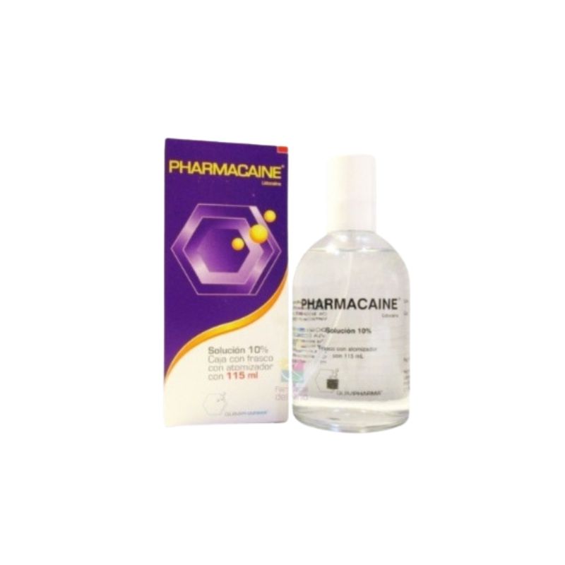 PHARMACAINE (LIDOCAINE) 10% SOLUTION SPRAY 115ML