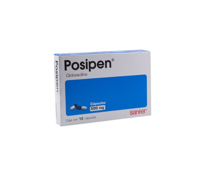 POSIPEN (DICLOXACILLIN) 12 CAPSULES 500MG