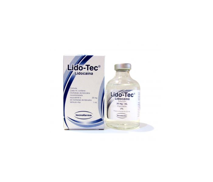 LIDO-TEC (LIDOCAINE) INJ. SOL. W/1 VIAL 50 ML 20MG 2%