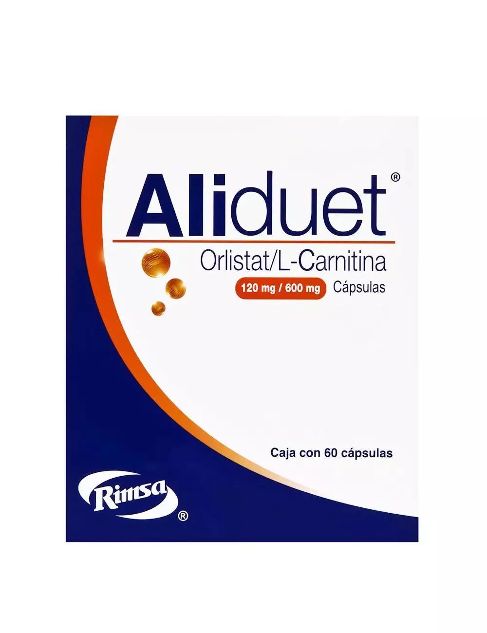 ALIDUET (ORLISTAT/ L-CARNITINA) 60 CAPS 120 MG