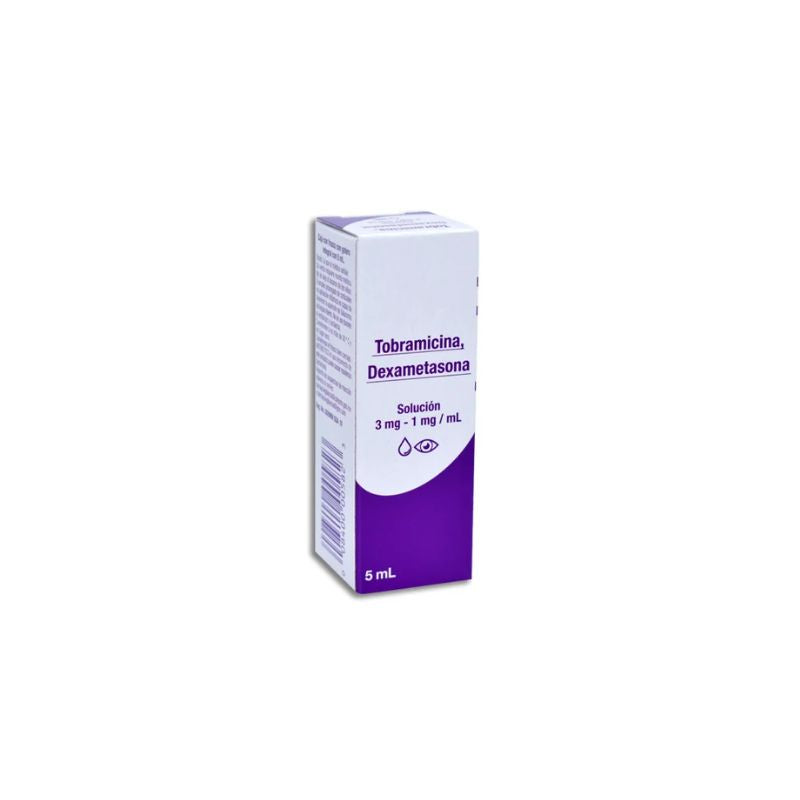 Tobramycin, Dexamethasone (Grin) 3mg, 1mg Ophthalmic Solution 5ml