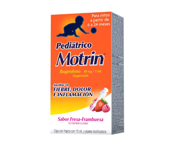 MOTRIN PEDIATRICO SUSPENSION 15ML FRESA-FRAMBUESA