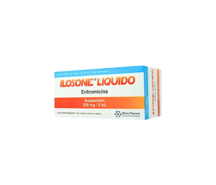 ILOSONE (ERYTHROMYCIN) 250MG 120ML SUSPENSION