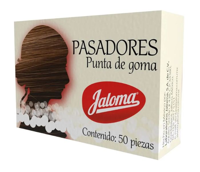 PASADORES PUNTA DE GOMA (JALOMA) 50 PIEZAS