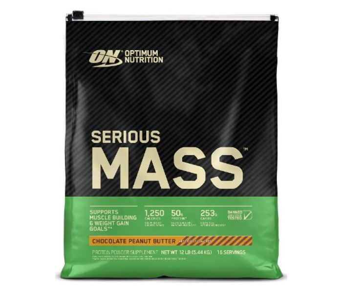 ON SERIOUS MASS 12 LBS CHOCOLATE PEANUT BUTTER