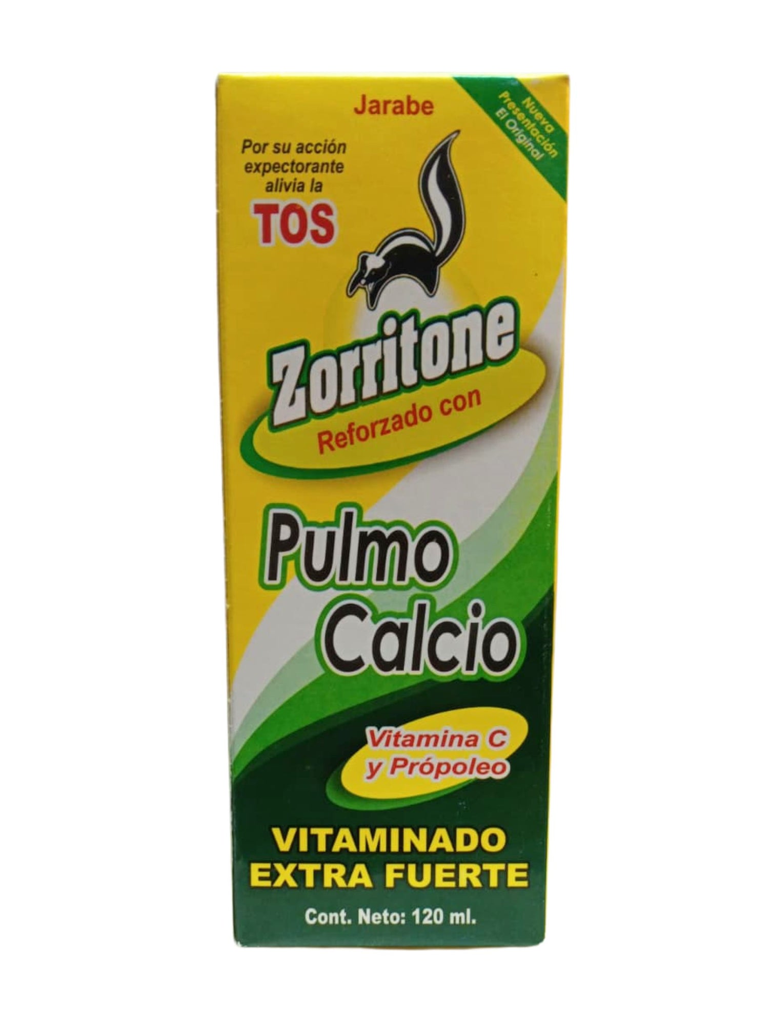 ZORRITONE REINFORCED WITH (PULMO CALCIUM VITAMIN C AND PROPOLIS) 120 ML