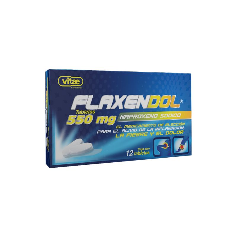 FLAXEDOL (NAPROXEN) 550MG WITH 12 TABLETS