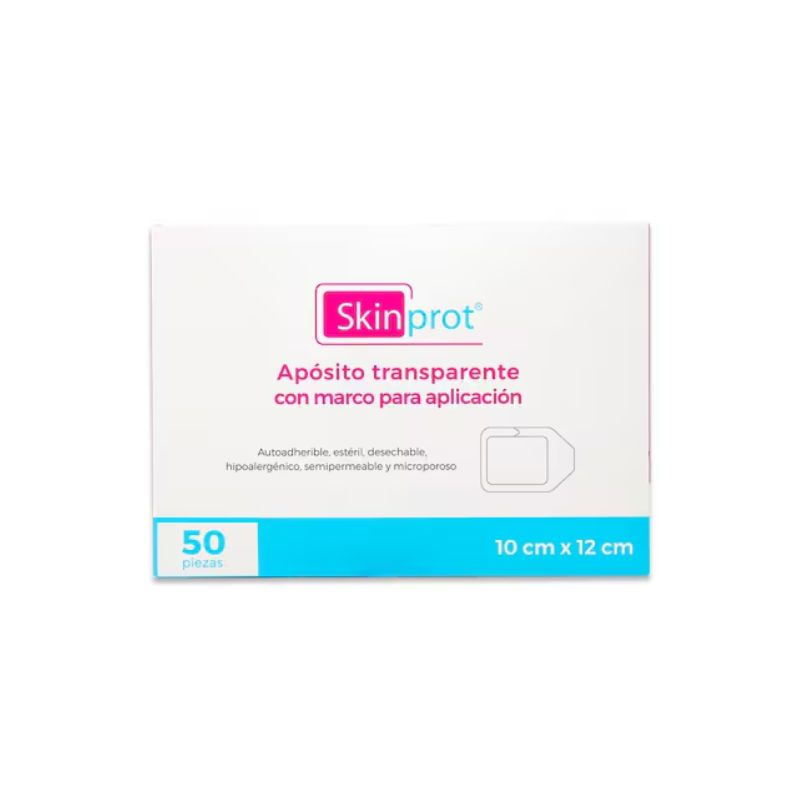 APOSITOS TRANSP (SKINPROT) 10X12CM C/50PZ