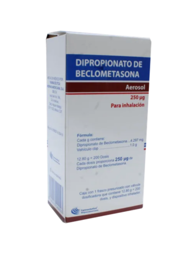 BECLOMETHASONE DIPROPIONATE 250MCG 200 DOSES INHALER