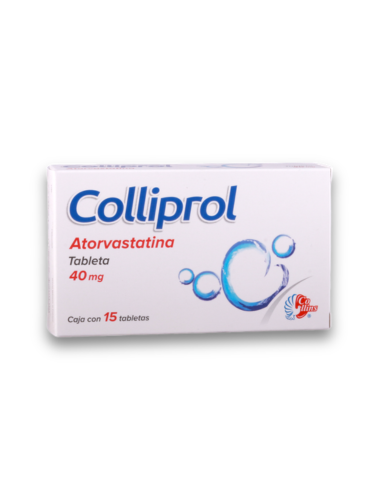 COLLIPROL (ATORVASTATIN) 40MG 15TABLETS