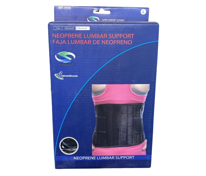 FAJA (SUPERCONFORT) LUMBAR DE NEOPRENO TALLA LARGA 1 PZA