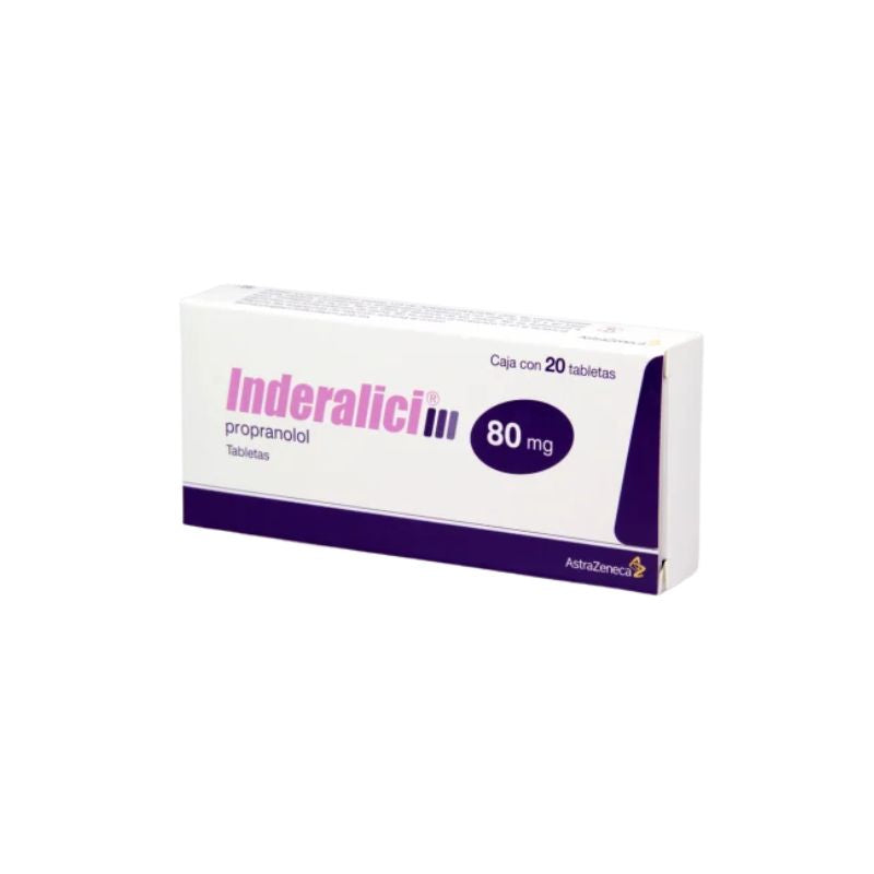 INDERALICI (propranolol) 20 TABLETS 80MG