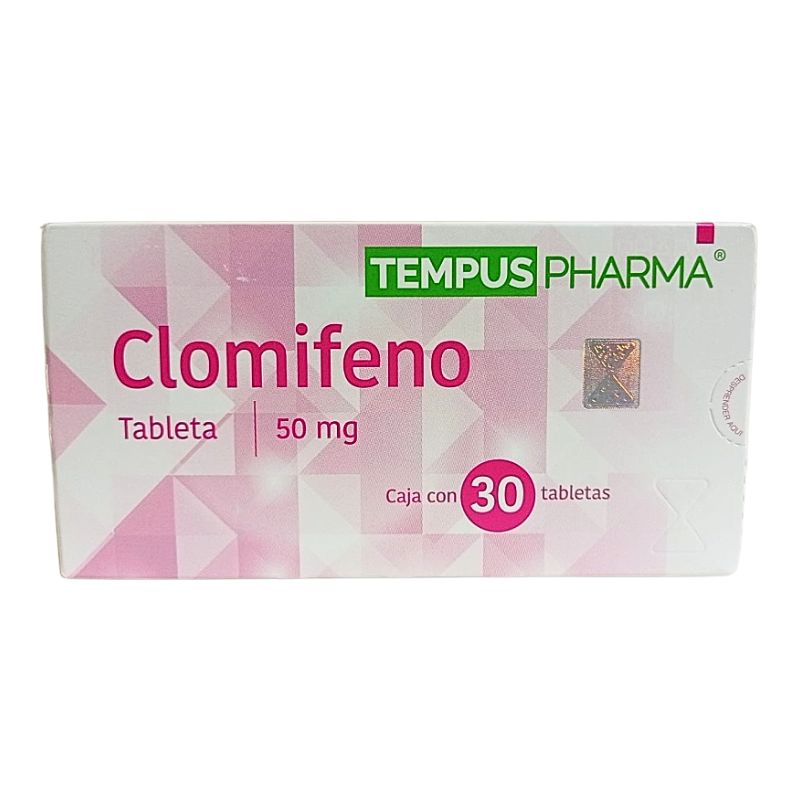 CLOMIPHENE (TEMPUS PHARMA) 50MG WITH 30 TABLETS