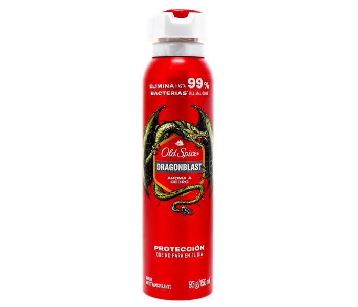 SPRAY DESODORANTE OLD SPICE DRAGONBLAST PROTECCIÓN 150 ML