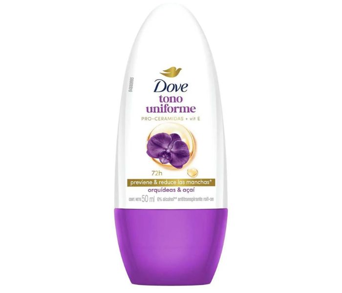 DESODORANTE DOVE TONO UNIFORME ORQUIDEA ROLL 50 ML