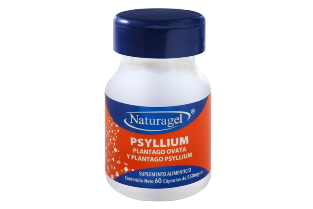 PSYLLIUM Plantago OVATA+Plantago PSYLLIUM (Naturagel) c/60 CAPS. 550 MG.