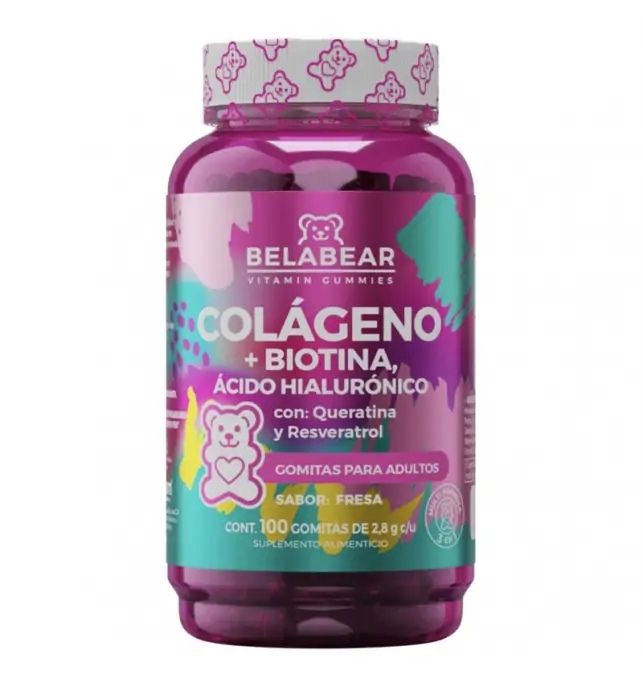 COLLAGEN+BIOTIN (BELABEAR) WITH 100 GUMMIES