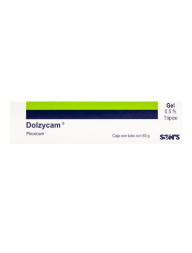 DOLZYCAM (PIROXICAM) GEL 0.5G 60G