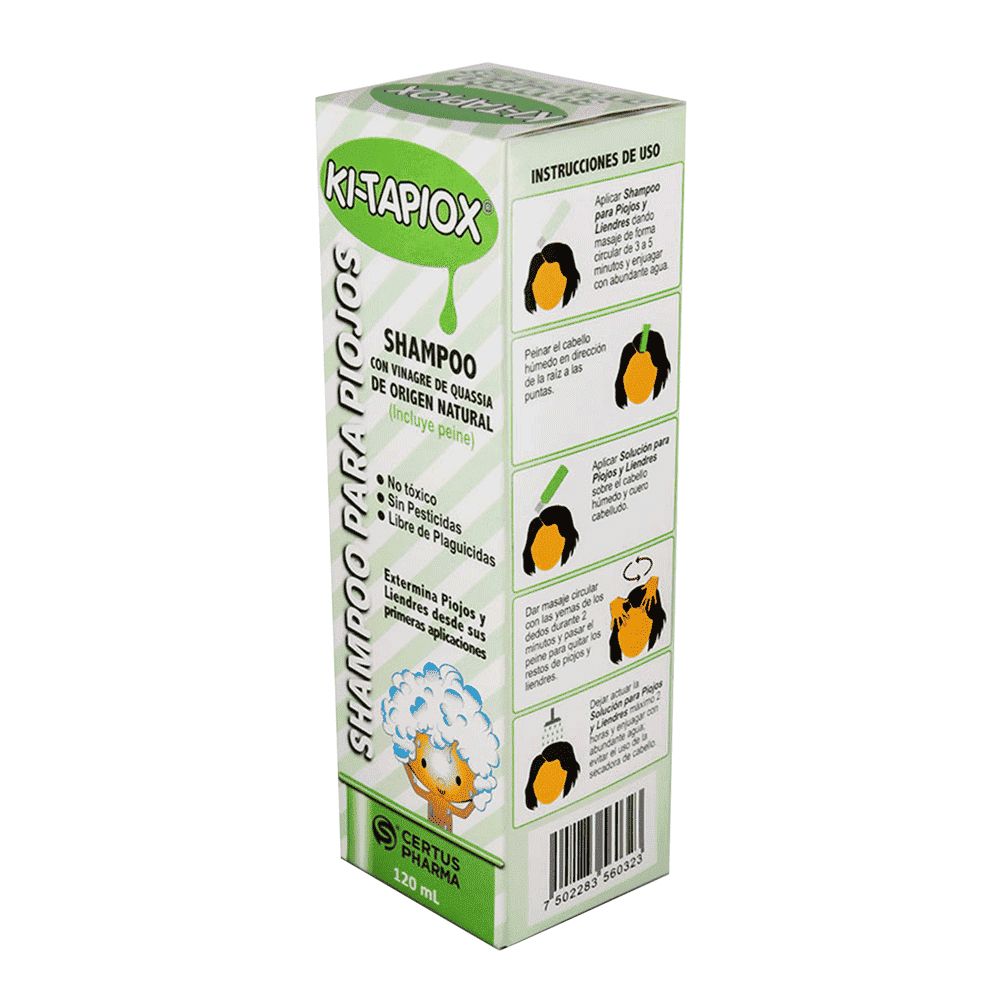 KI-TAPIOX SHAMPOO PARA PIOJOS 120 ML