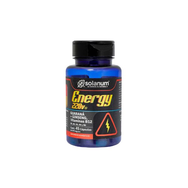 SOLANUM ENERGY 220V 45 CAPS