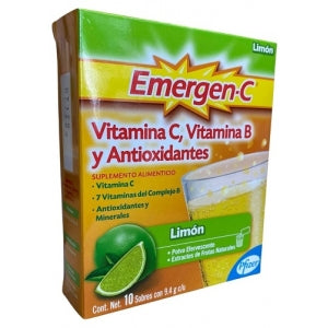 EMERGEN-C LEMON 10 EFFERVESCENT POWDER SACHETS