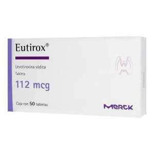 EUTHYROX (LEVOTHYROXINE SODIUM) 112MCG 50TABS