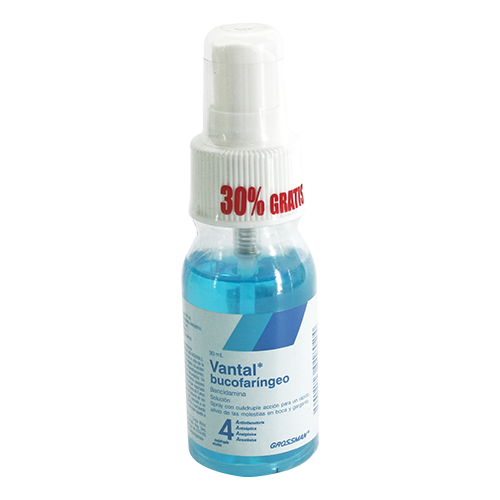 VANTAL BUCOFARINGEO (BENCIDAMINE) SOLUTION 0.15G 40ML
