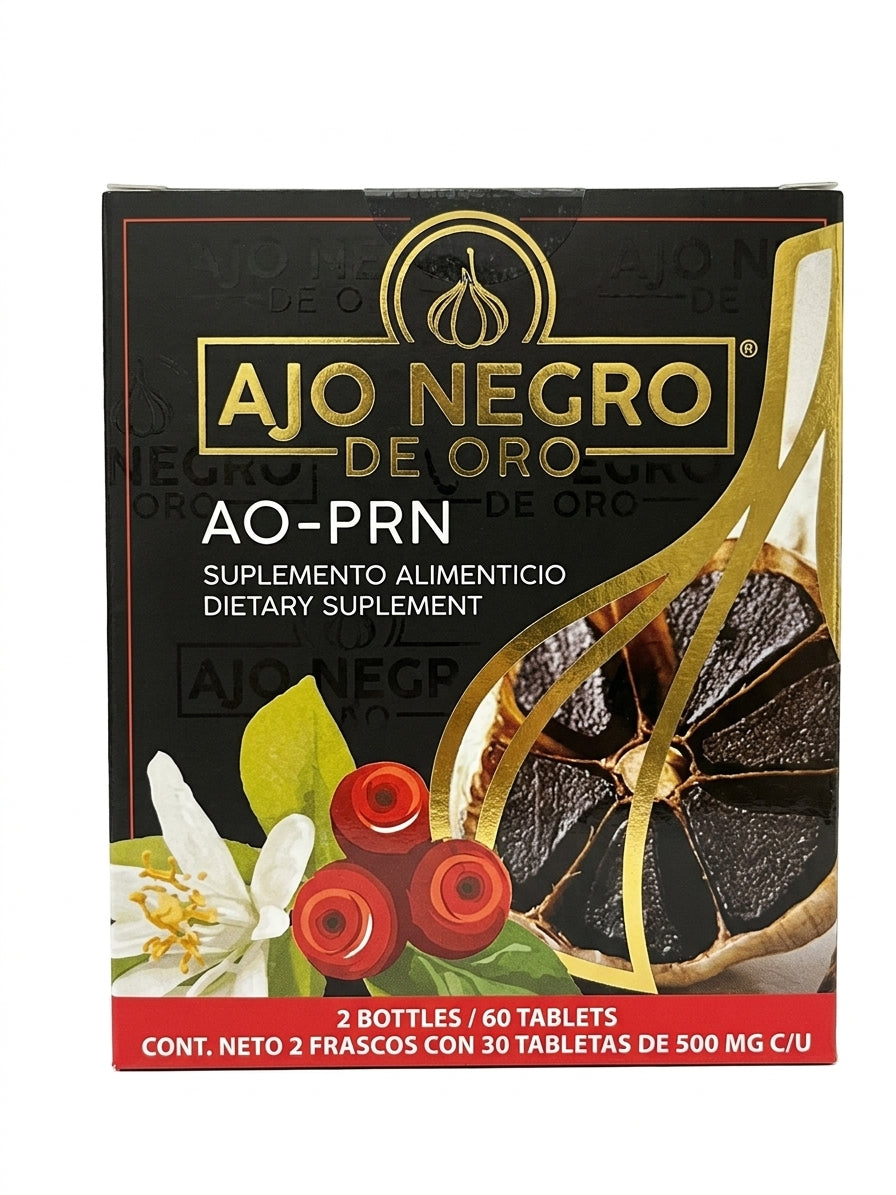 AJO NEGRO ORO AO-PRN (PRESION) 60 TABLETAS