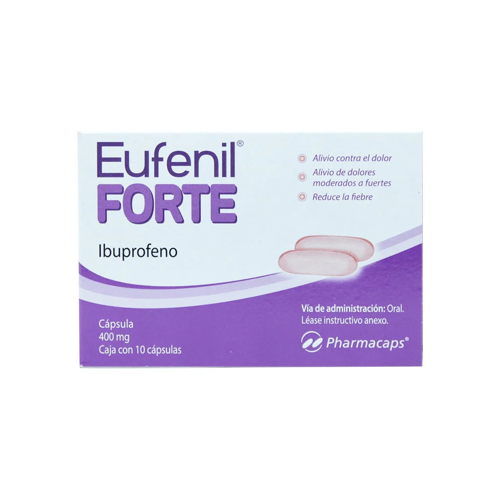 EUFENIL FORTE (IBUPROFEN) 400MG 10 CAPSULES