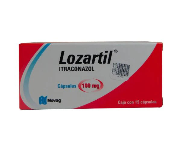 LOZARTIL (ITRACONAZOLE) 100MG 15 CAPSULES