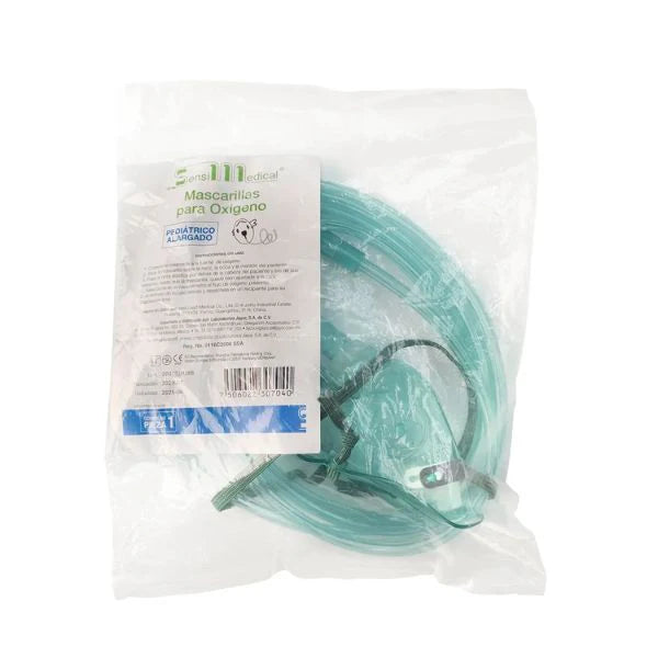 PEDIATRIC OXYGEN MASK 1 PIECE