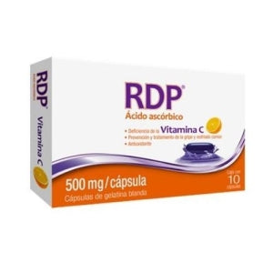 ASCORBIC ACID 500MG 10 CAPSULES