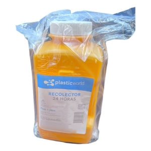 24-HOUR URINE COLLECTOR (PLASTICWORLD) 2.7 LT CAPACITY 1 PIECE