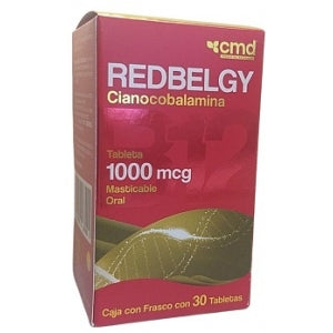 REDBELGY (CYANOCOBALAMIN) 1000MCG 30 TABLETS