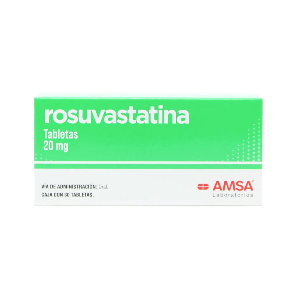 ROSUVASTATIN 20MG 30TABLETS