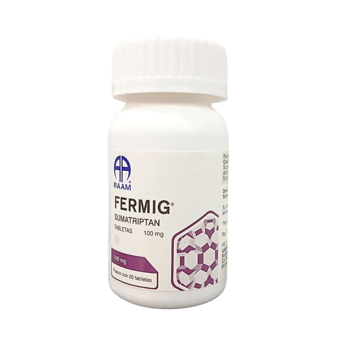 FERMIG (SUMATRIPTAN) 100MG 20 TABLETS