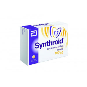 SYNTHROID (LEVOTHYROXINE SODIUM) 100MG 30 TABLETS