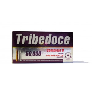 TRIBEDOCE (B COMPLEX) INJ 50,000 U 5 AMP