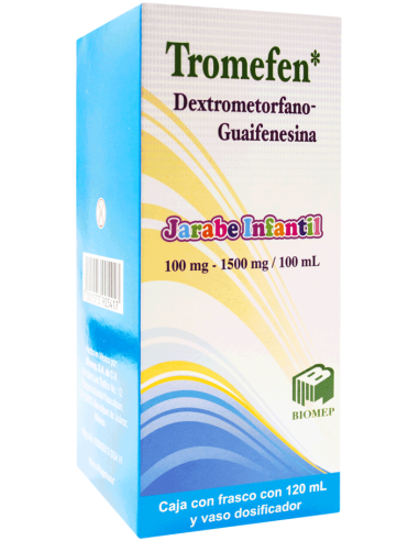 TROMEFEN JARABE Infantil Fco. 120 ML. 100-1500 MG/100 ML.