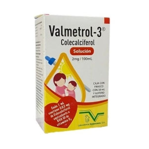 VALMETROL-3 (CHOLECALCIFEROL) 2MG/100ML SOLUTION